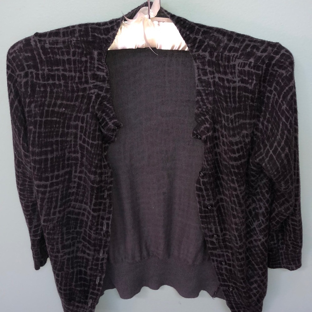 LOFT tortoise shell cardigan